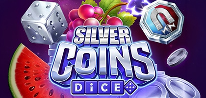 Silver Coins Dice