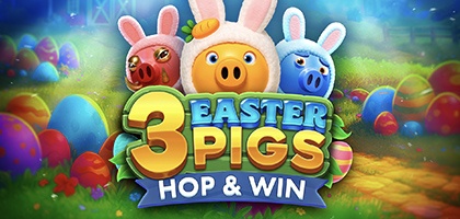 3 Easter Pigs Hop & Win 94