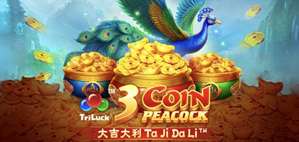 3 Coin Golden Peacock